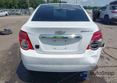 2013 Chevrolet Sonic Lt Auto из США, поврежденный, VIN 1G1JC5SH6D4206474